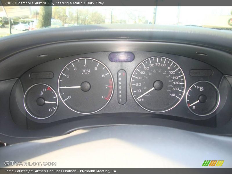 Sterling Metallic / Dark Gray 2002 Oldsmobile Aurora 3.5