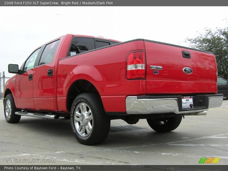 Bright Red / Medium/Dark Flint 2008 Ford F150 XLT SuperCrew