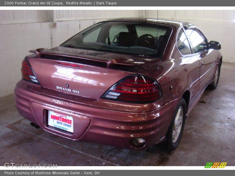 Redfire Metallic / Dark Taupe 2000 Pontiac Grand Am SE Coupe