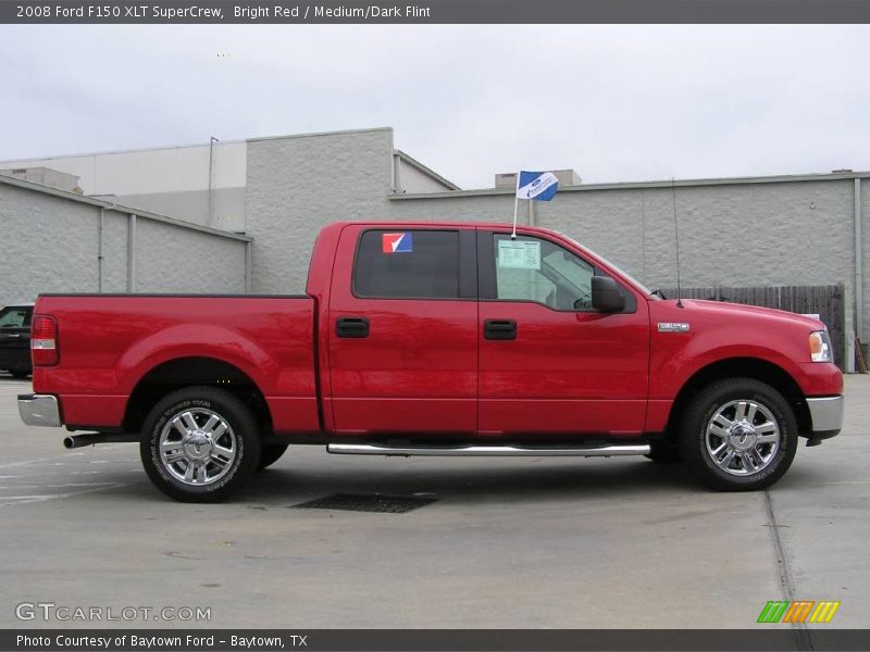 Bright Red / Medium/Dark Flint 2008 Ford F150 XLT SuperCrew