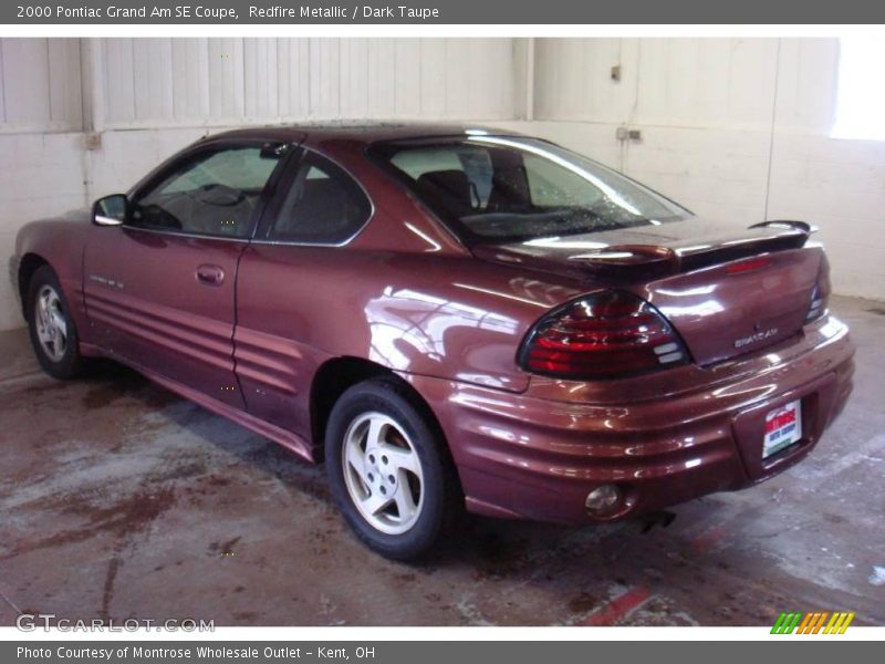 Redfire Metallic / Dark Taupe 2000 Pontiac Grand Am SE Coupe