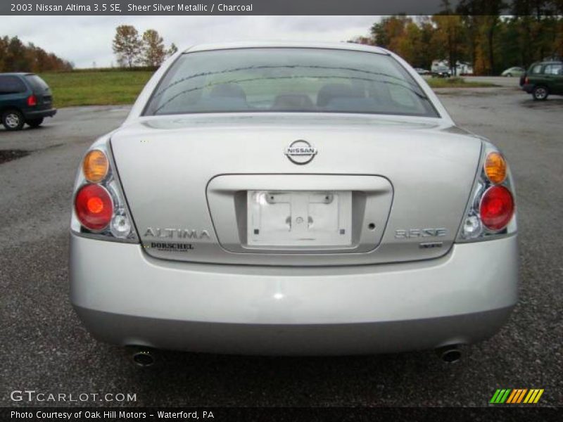 Sheer Silver Metallic / Charcoal 2003 Nissan Altima 3.5 SE