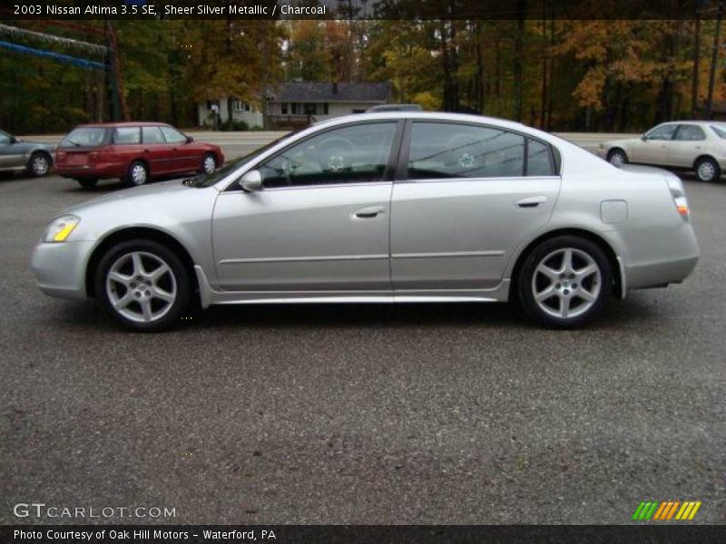 Sheer Silver Metallic / Charcoal 2003 Nissan Altima 3.5 SE