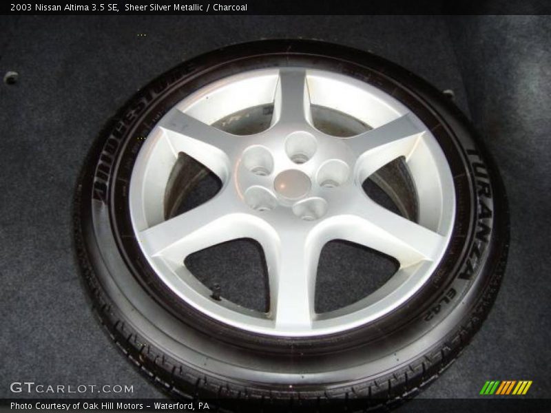 Sheer Silver Metallic / Charcoal 2003 Nissan Altima 3.5 SE