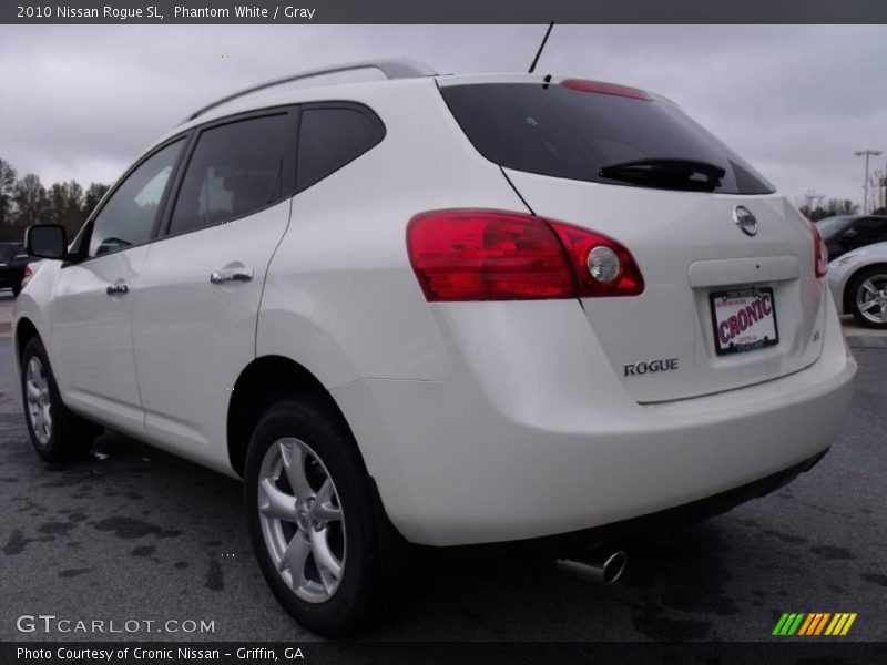 Phantom White / Gray 2010 Nissan Rogue SL