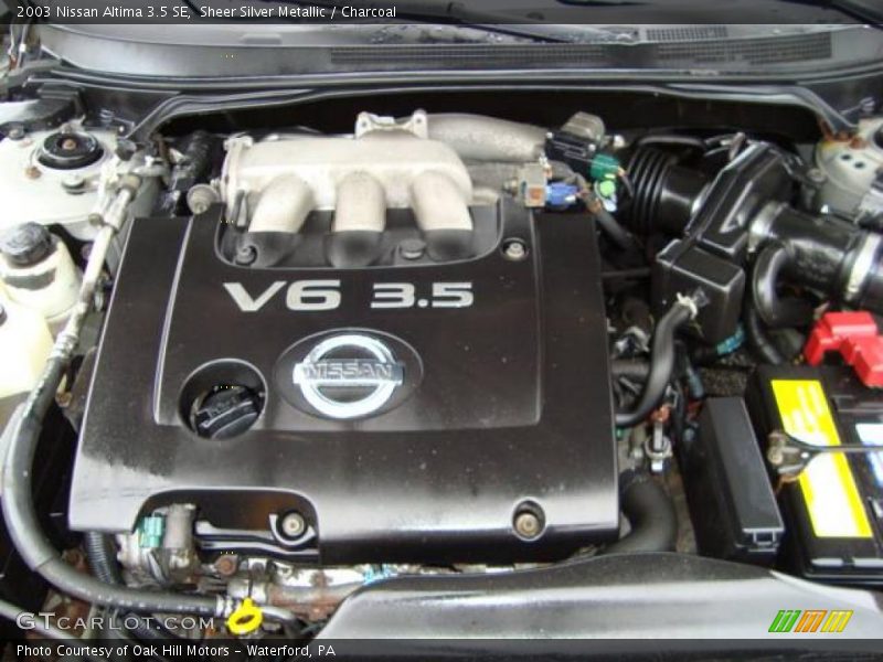 Sheer Silver Metallic / Charcoal 2003 Nissan Altima 3.5 SE