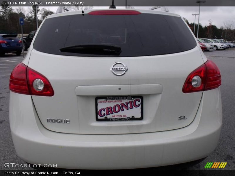Phantom White / Gray 2010 Nissan Rogue SL