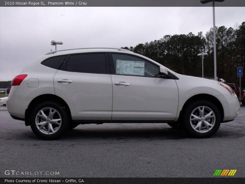 Phantom White / Gray 2010 Nissan Rogue SL