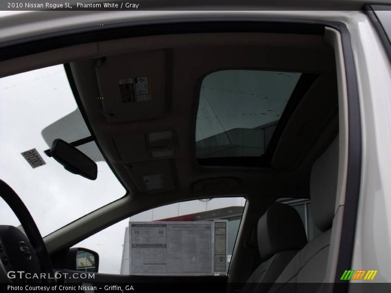 Phantom White / Gray 2010 Nissan Rogue SL