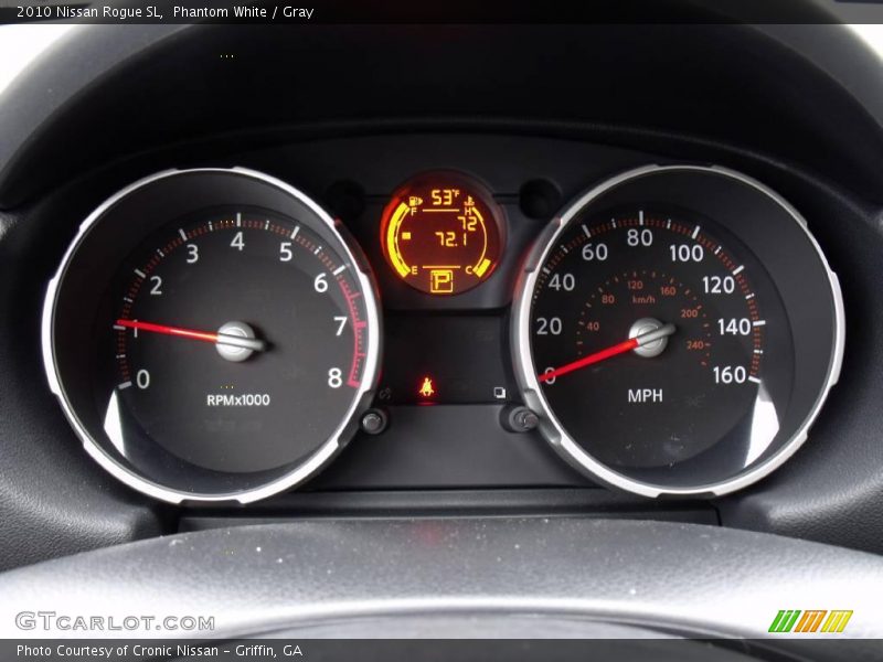 Phantom White / Gray 2010 Nissan Rogue SL