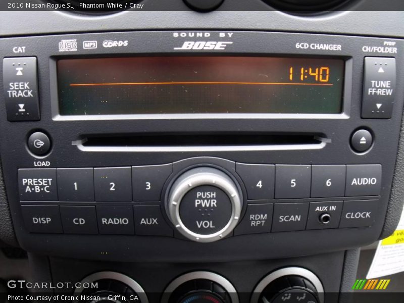 Phantom White / Gray 2010 Nissan Rogue SL