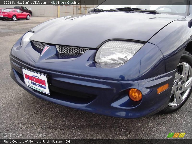 Indigo Blue / Graphite 2001 Pontiac Sunfire SE Sedan