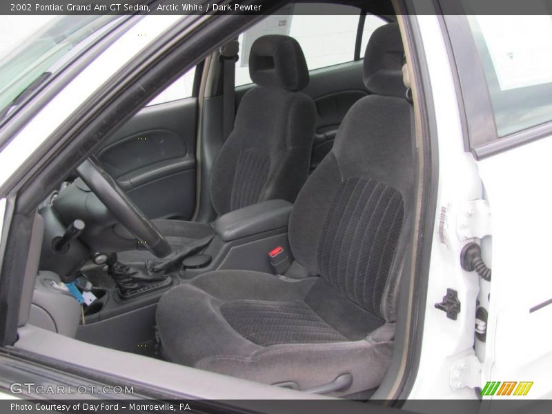 Arctic White / Dark Pewter 2002 Pontiac Grand Am GT Sedan