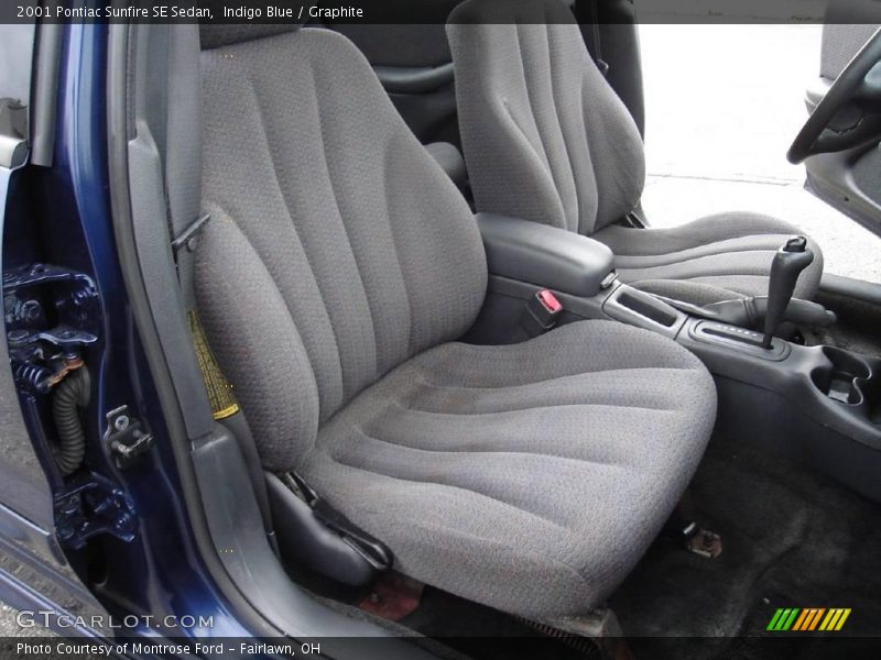 Indigo Blue / Graphite 2001 Pontiac Sunfire SE Sedan