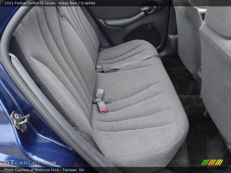 Indigo Blue / Graphite 2001 Pontiac Sunfire SE Sedan