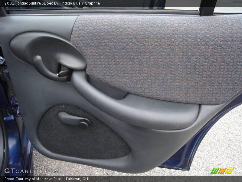 Indigo Blue / Graphite 2001 Pontiac Sunfire SE Sedan