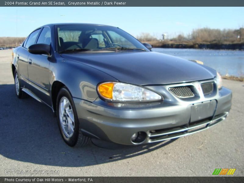Greystone Metallic / Dark Pewter 2004 Pontiac Grand Am SE Sedan