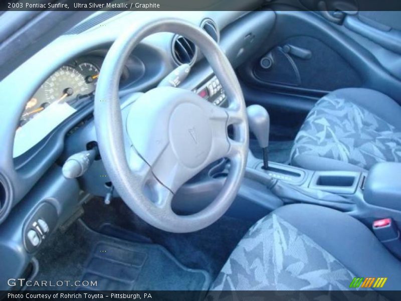 Ultra Silver Metallic / Graphite 2003 Pontiac Sunfire