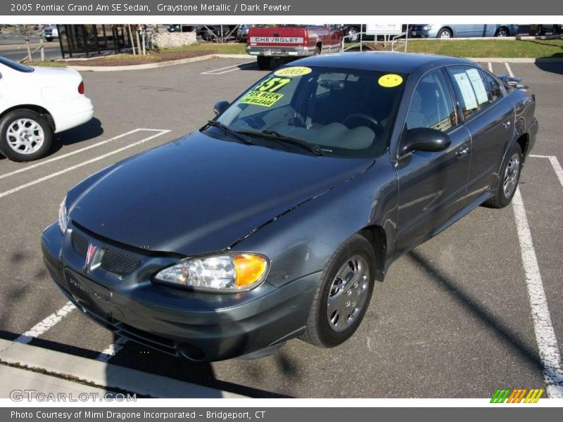 Graystone Metallic / Dark Pewter 2005 Pontiac Grand Am SE Sedan