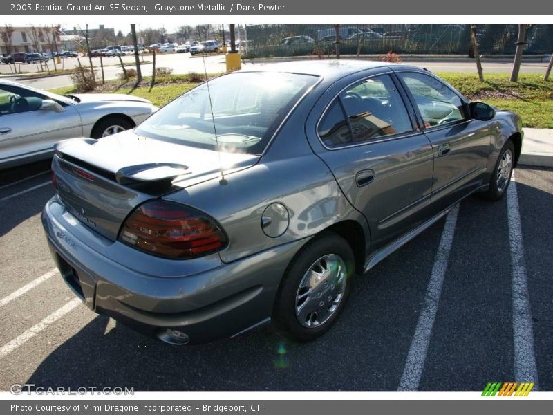 Graystone Metallic / Dark Pewter 2005 Pontiac Grand Am SE Sedan