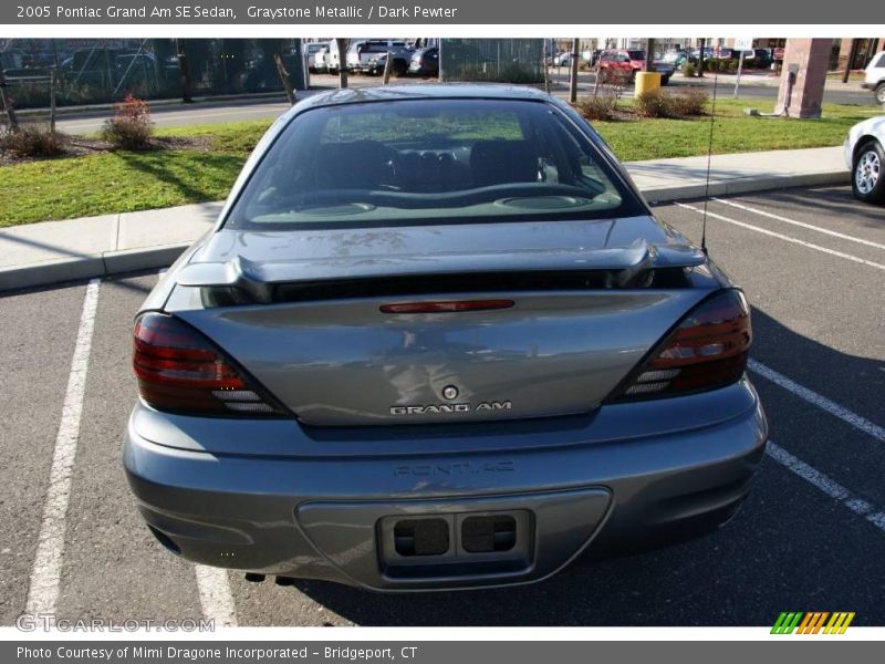 Graystone Metallic / Dark Pewter 2005 Pontiac Grand Am SE Sedan