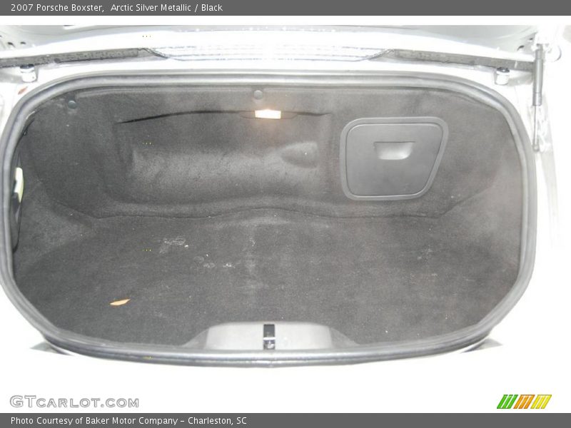Arctic Silver Metallic / Black 2007 Porsche Boxster