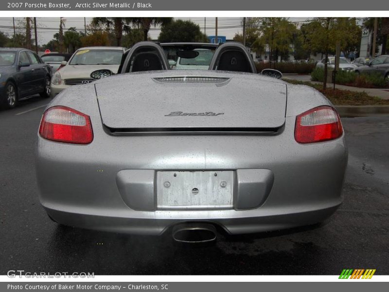 Arctic Silver Metallic / Black 2007 Porsche Boxster