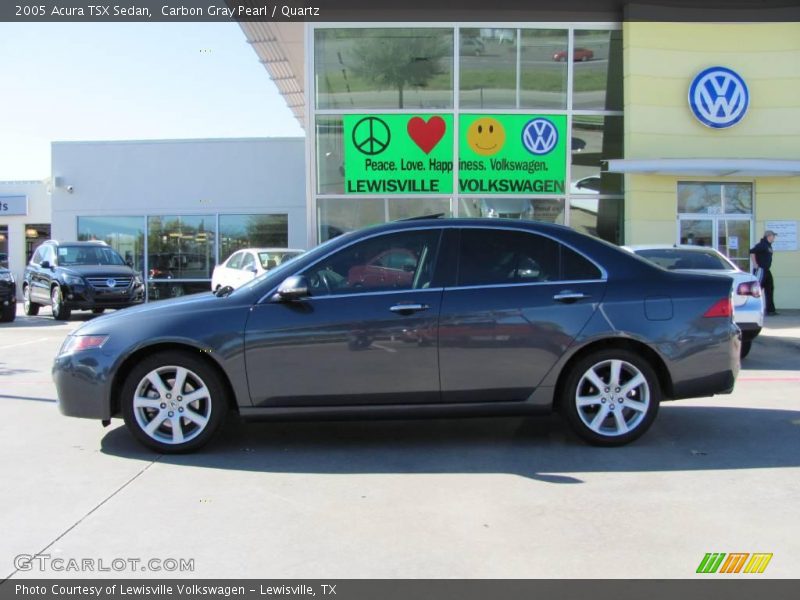 Carbon Gray Pearl / Quartz 2005 Acura TSX Sedan