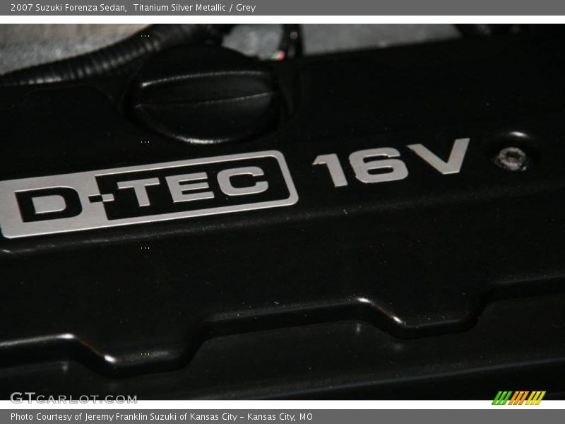 Titanium Silver Metallic / Grey 2007 Suzuki Forenza Sedan