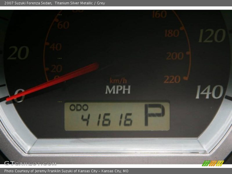 Titanium Silver Metallic / Grey 2007 Suzuki Forenza Sedan