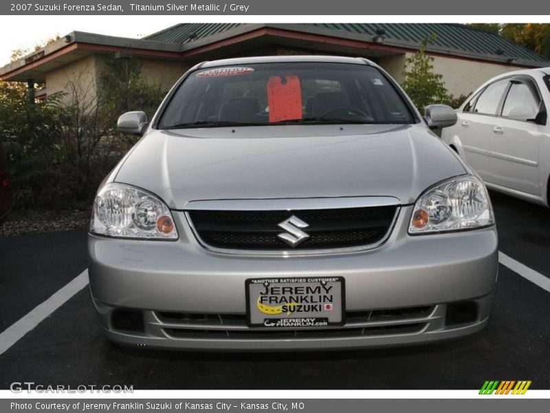 Titanium Silver Metallic / Grey 2007 Suzuki Forenza Sedan