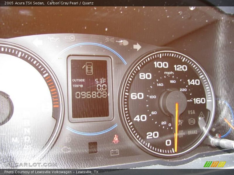 Carbon Gray Pearl / Quartz 2005 Acura TSX Sedan