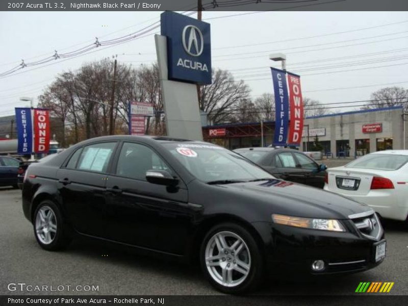 Nighthawk Black Pearl / Ebony 2007 Acura TL 3.2