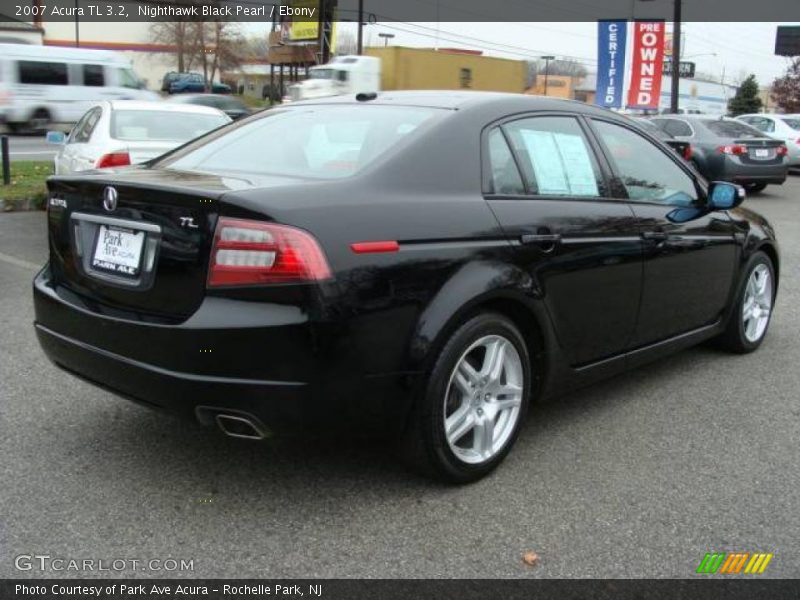 Nighthawk Black Pearl / Ebony 2007 Acura TL 3.2