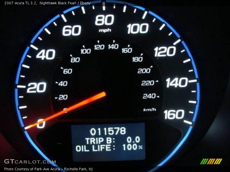 Nighthawk Black Pearl / Ebony 2007 Acura TL 3.2
