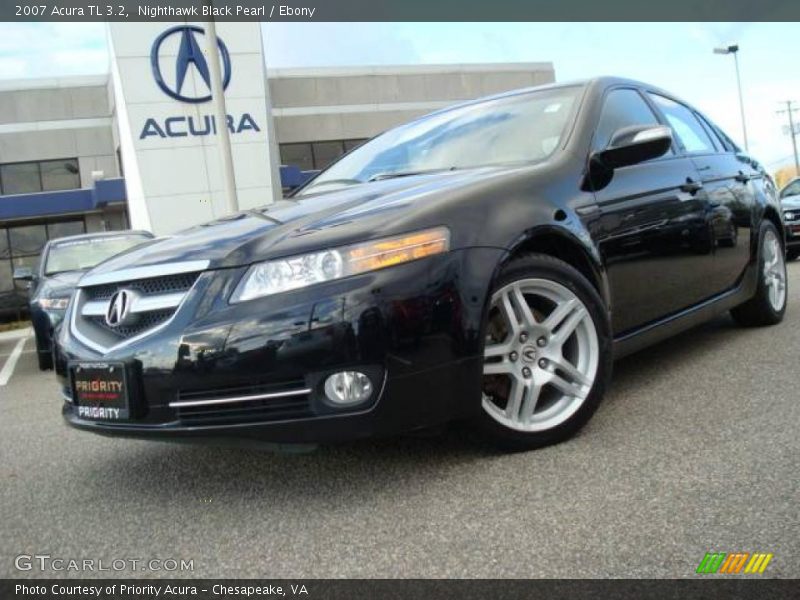 Nighthawk Black Pearl / Ebony 2007 Acura TL 3.2