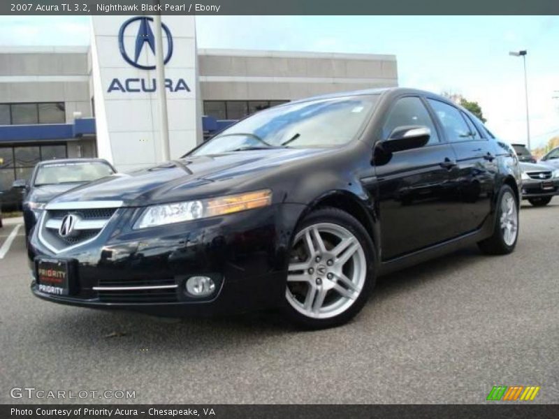 Nighthawk Black Pearl / Ebony 2007 Acura TL 3.2