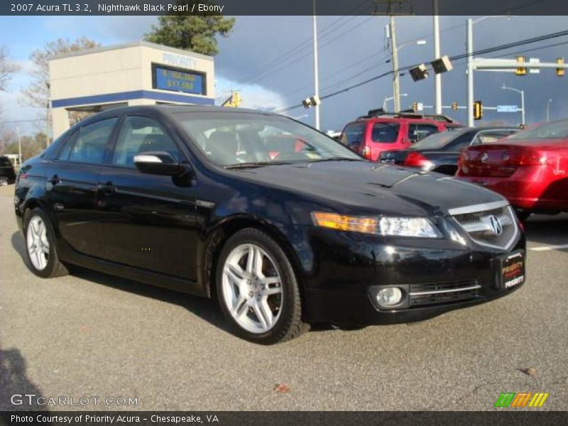 Nighthawk Black Pearl / Ebony 2007 Acura TL 3.2