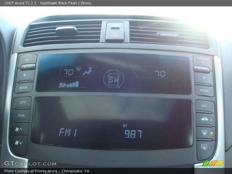 Nighthawk Black Pearl / Ebony 2007 Acura TL 3.2