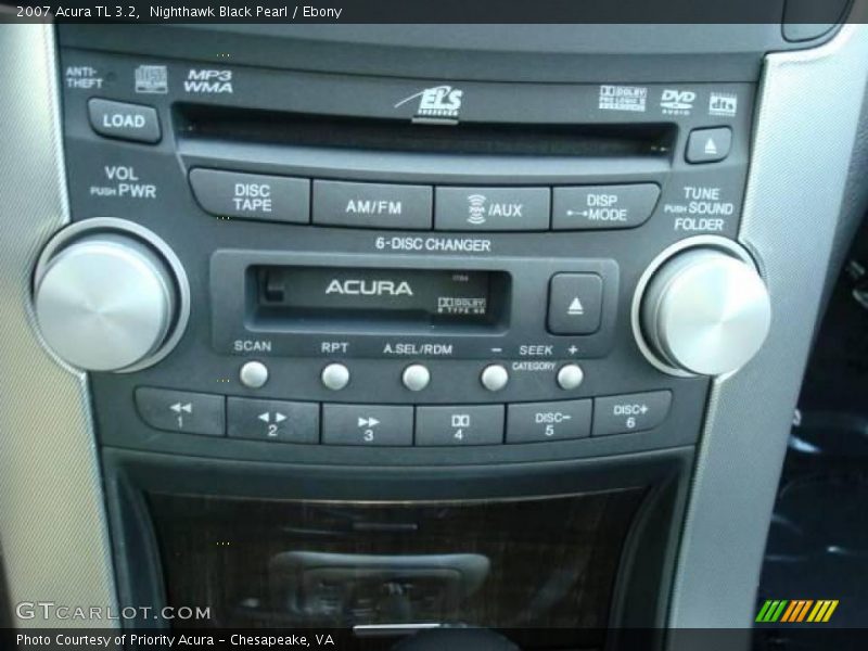 Nighthawk Black Pearl / Ebony 2007 Acura TL 3.2