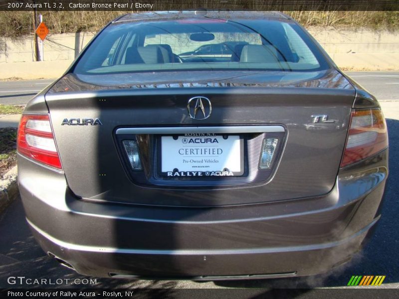Carbon Bronze Pearl / Ebony 2007 Acura TL 3.2