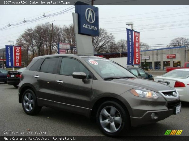 Carbon Bronze Pearl / Taupe 2007 Acura RDX