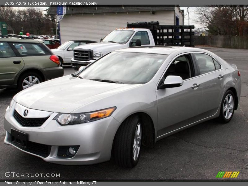 Palladium Metallic / Ebony 2009 Acura TSX Sedan