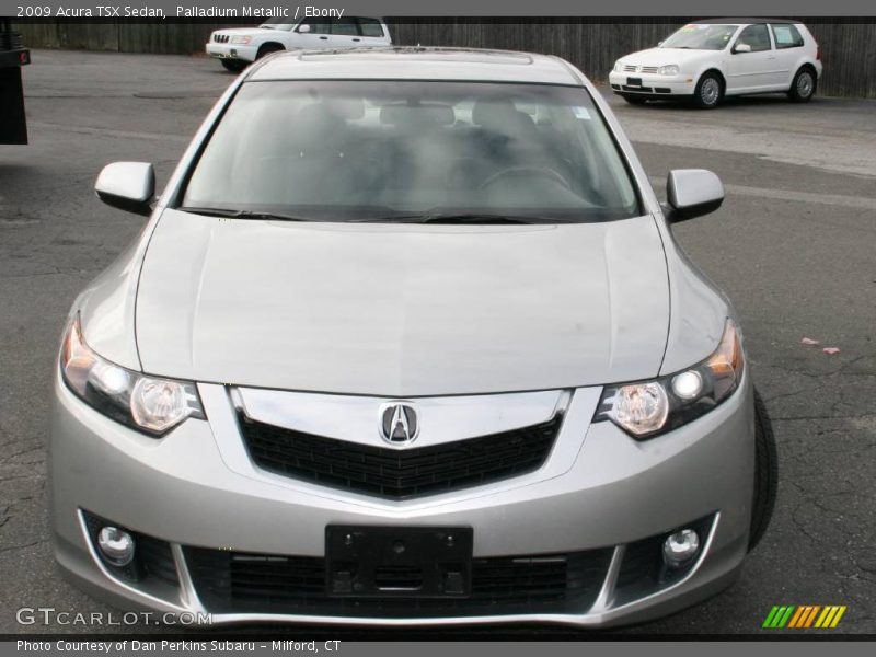 Palladium Metallic / Ebony 2009 Acura TSX Sedan