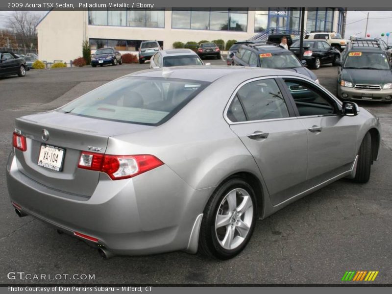 Palladium Metallic / Ebony 2009 Acura TSX Sedan