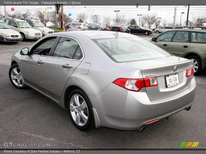 Palladium Metallic / Ebony 2009 Acura TSX Sedan