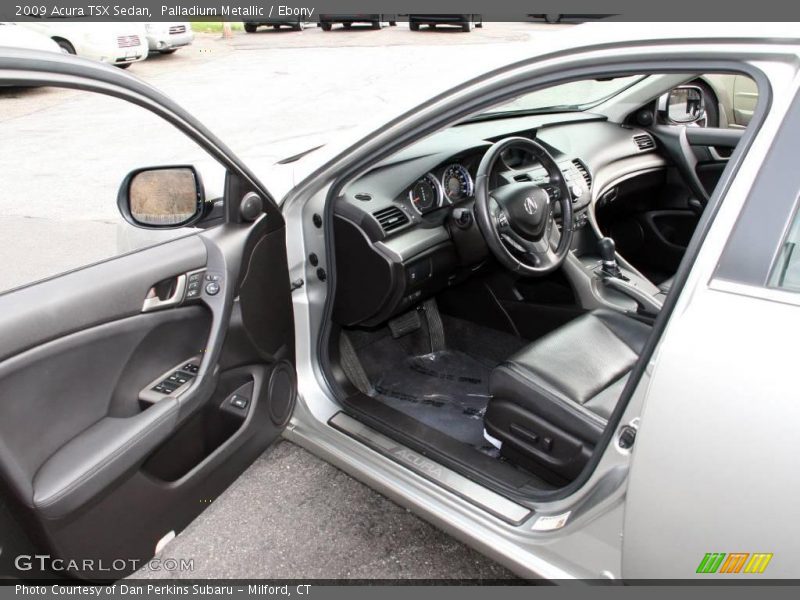 Palladium Metallic / Ebony 2009 Acura TSX Sedan