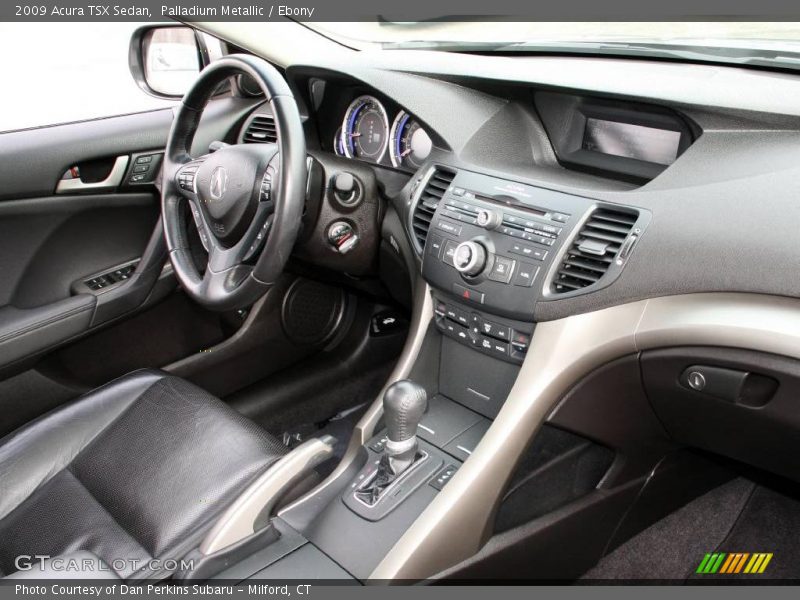 Palladium Metallic / Ebony 2009 Acura TSX Sedan