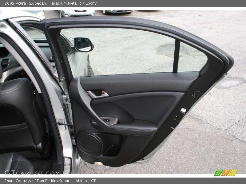 Palladium Metallic / Ebony 2009 Acura TSX Sedan