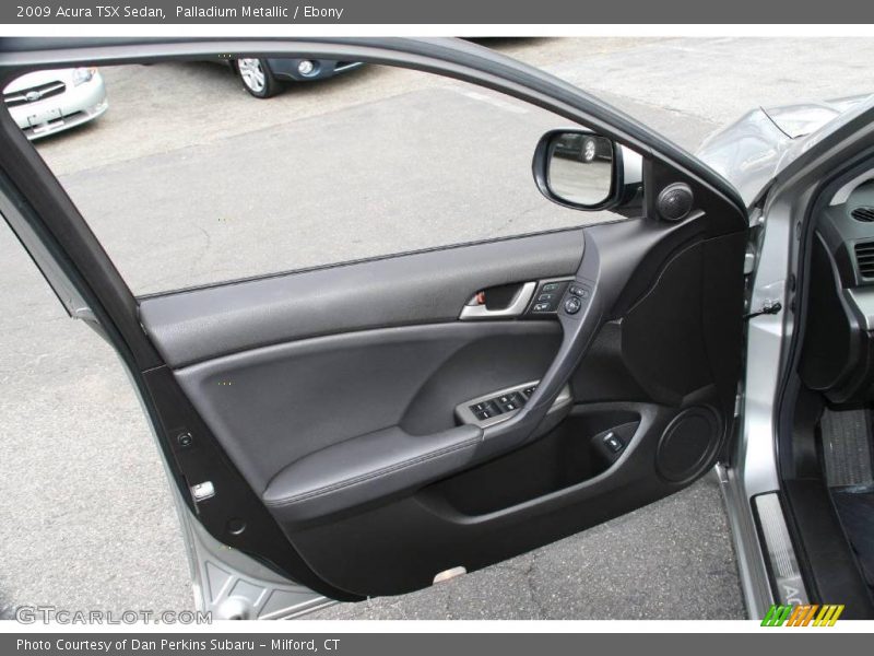 Palladium Metallic / Ebony 2009 Acura TSX Sedan